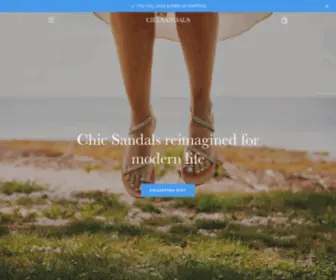 Cielsandals.com(Fine leather women and kids sandals) Screenshot