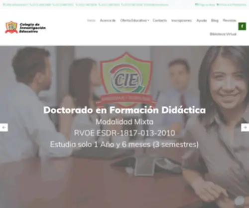 Cien.edu.mx(Inicio) Screenshot