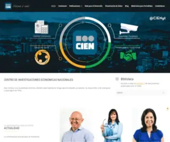 Cien.org.gt(Centro de Investigaciones Económicas Nacionales) Screenshot