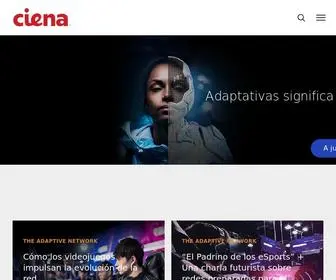 Ciena.es(Ciena a network strategy and technology company) Screenshot