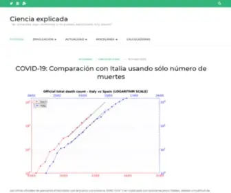 Ciencia-Explicada.com(Ciencia explicada) Screenshot