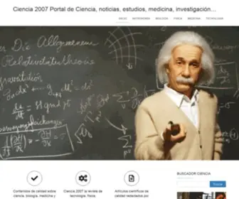 Ciencia2007.es(Bienvenidos) Screenshot