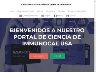 Cienciaimm.com(Portal de ciencia de Immunocal en USA) Screenshot