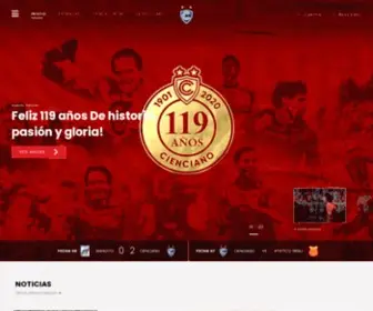 Cienciano.com(Página Oficial) Screenshot