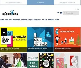 Cienciaviva.pt(Ciência) Screenshot