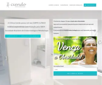 Ciendo.com.br(Clínica) Screenshot