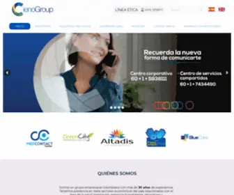 Cienogroup.com(Grupo empresarial) Screenshot