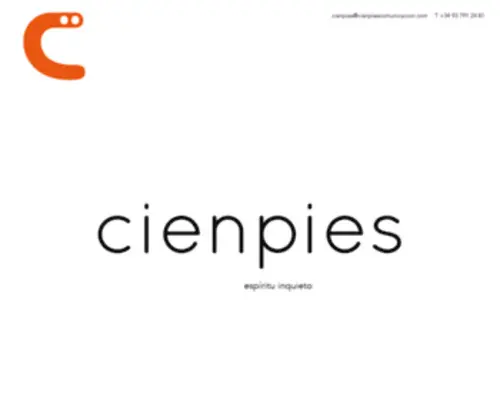 Cienpiescomunicacion.com(Cienpies) Screenshot