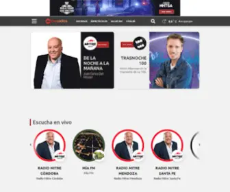 Cienradios.com(La red de radios online más grande de la Argentina) Screenshot