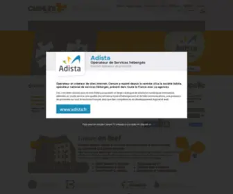 Cienum.com(Prestataire de services internet) Screenshot