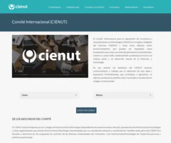 Cienut.org(Comite Internacional (CIENUT)) Screenshot