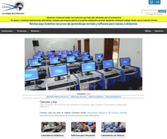 Cienytec.com(Equipos) Screenshot