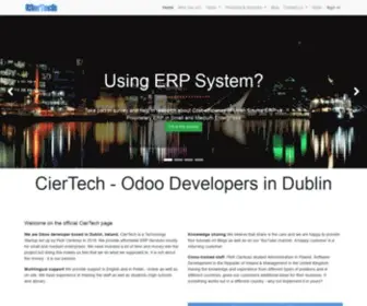 Cier.tech(Odoo Developers in Dublin) Screenshot