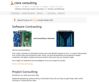 Ciere.com(Ciere Consulting) Screenshot