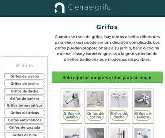 Cierraelgrifo.de(Cierra el grifo mejor catalogo de tienda online para comprar grifos) Screenshot