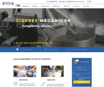 Cierresmecanicos.com(Cierres mecánicos para equipos de bombeo) Screenshot