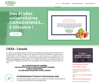 Ciesa.ca(CIESA-Canada) Screenshot