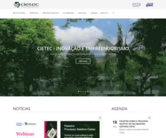 Cietec.org.br(Inovação e Empreendedorismo) Screenshot