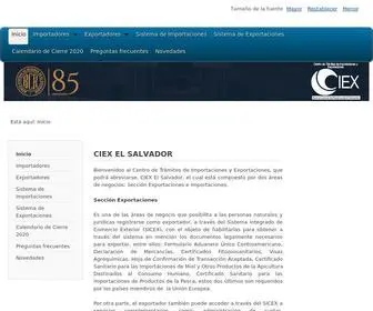 Ciexelsalvador.com(Request Rejected) Screenshot