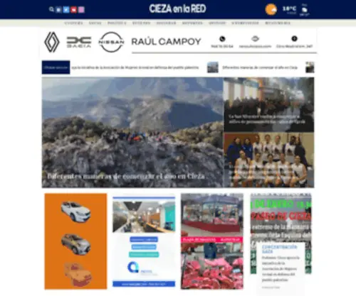 Ciezaenlared.com(Cieza en la red) Screenshot