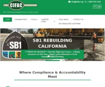 Cifac.org(The Construction Industry Force Account Council) Screenshot