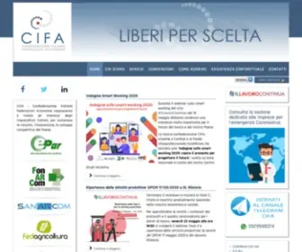 Cifaitalia.it(Sito Ufficiale CIFA) Screenshot