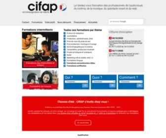 Cifap.com(CIFAP, la référence formation Audiovisuel) Screenshot