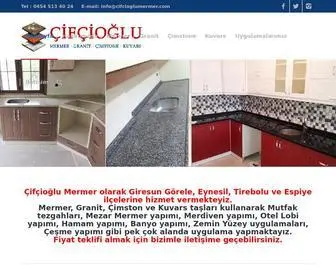 Cifcioglumermer.com(Çifçioğlu Mermer) Screenshot