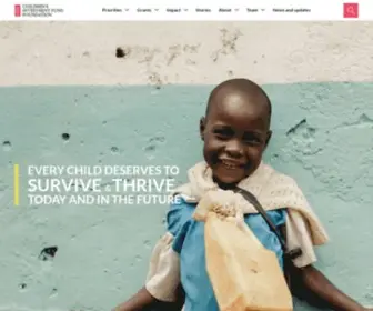 Ciff.org(Children's Investment Fund Foundation CIFF) Screenshot