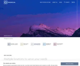 Cifinancial.com(CI Financial) Screenshot