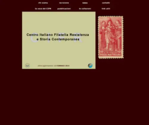 Cifr.it(Centro Italiano Filatelia Resistenza) Screenshot