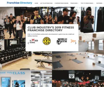 Cifranchisedirectory.com(Fitness franchises) Screenshot