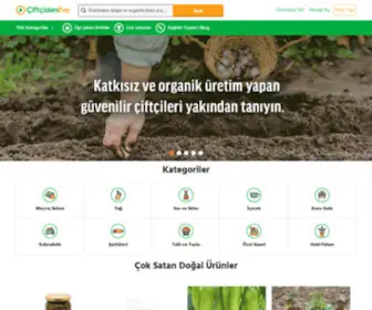 Ciftcideneve.com(Doğal ve organik gıda üreticilerinden direkt alış) Screenshot