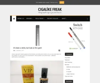 Cigalikefreak.com(Cigalike Freak) Screenshot