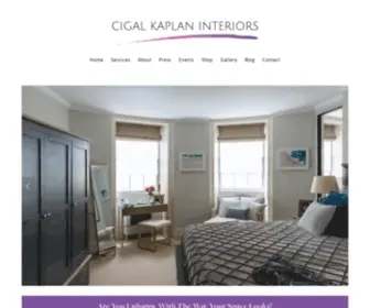 Cigalkaplaninteriors.com(Cigal Kaplan) Screenshot