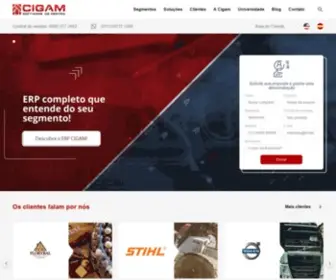 Cigam.com.br(Faça mais² fácil com o nosso ERP) Screenshot