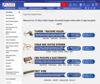 Cigarboxguitarparts.com(Cigar Box Guitar Parts) Screenshot