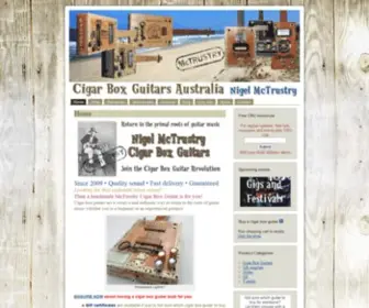 Cigarboxguitarsaustralia.com(Cigar Box Guitar Shop & Resources (Australia))) Screenshot