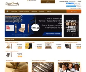 Cigarcountry.com(Personalized Cigars Factory Direct ONLY at) Screenshot