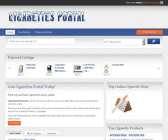 Cigarettesportal.com(Top Cigarette Brands) Screenshot