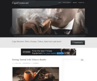 Cigarforums.net(Cigar Forums) Screenshot