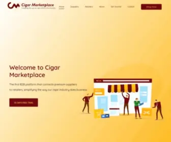 Cigarmarketplace.co(Site Maintenance) Screenshot