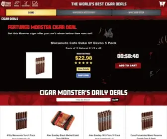 Cigarmonster.com(A timeout occurred) Screenshot