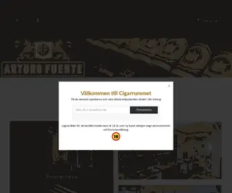 Cigarrummet.com(Humidorer & Pipor i Stockholm eller Online) Screenshot