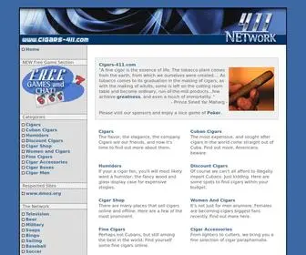 Cigars-411.com(Cigars and cigar information) Screenshot