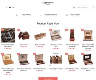 Cigarscorelounge.com(Cigarscorelounge) Screenshot