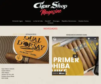Cigarshopmagazine.com(Estanco) Screenshot