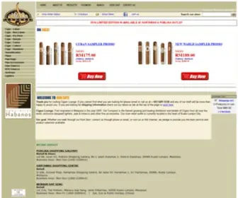 Cigarslounge.com.my(Cigars Lounge) Screenshot