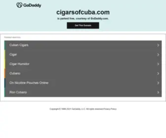 Cigarsofcuba.com(Buy Cuban Cigars) Screenshot