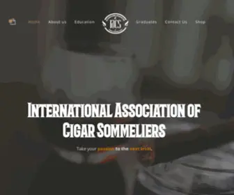 Cigarsommelier.org(IACS) Screenshot